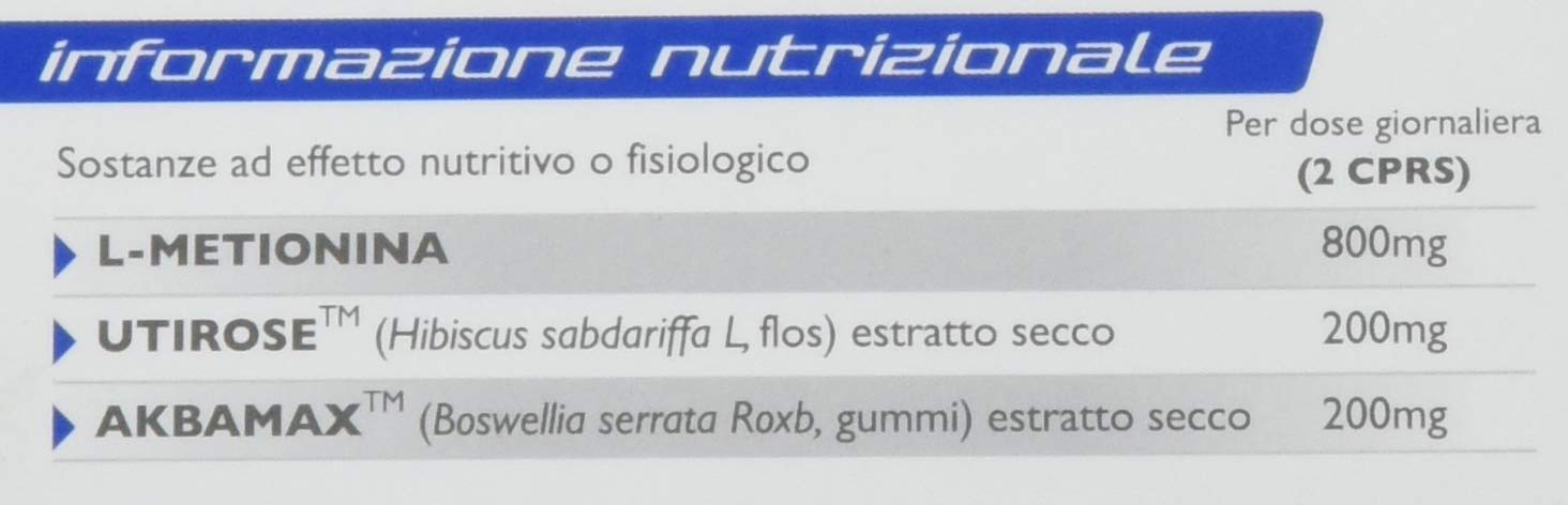 Acidif Plus® - Integratore Alimentare a Base di L-Metionina, Estratto Secco di Boswellia Serrata e Estratto Secco di Ibisco Favorisce Funzionalità Urinaria, 14 Compresse Retard senza Glutine/Lattosio