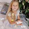 Yalikop 3D Plastic Angel Wings for Crafts White Feathers Costume Mini Wings Decor for DIY Crafts Accessories Holiday Party Favor Tree Ornaments(18 Pieces,3.3 Inch) #5