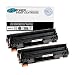 TonerPlusUSA Compatible Toner Cartridge Replacement for HP CE285A ( Black , 2-Pack )