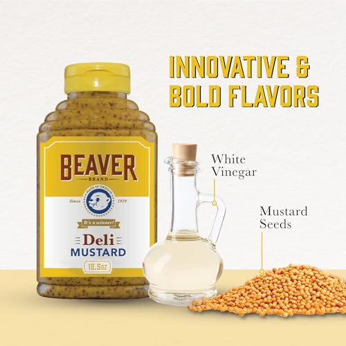 Beaver Zesty Deli Mustard, 12.5 oz squeeze bottle - Thumbnail 2