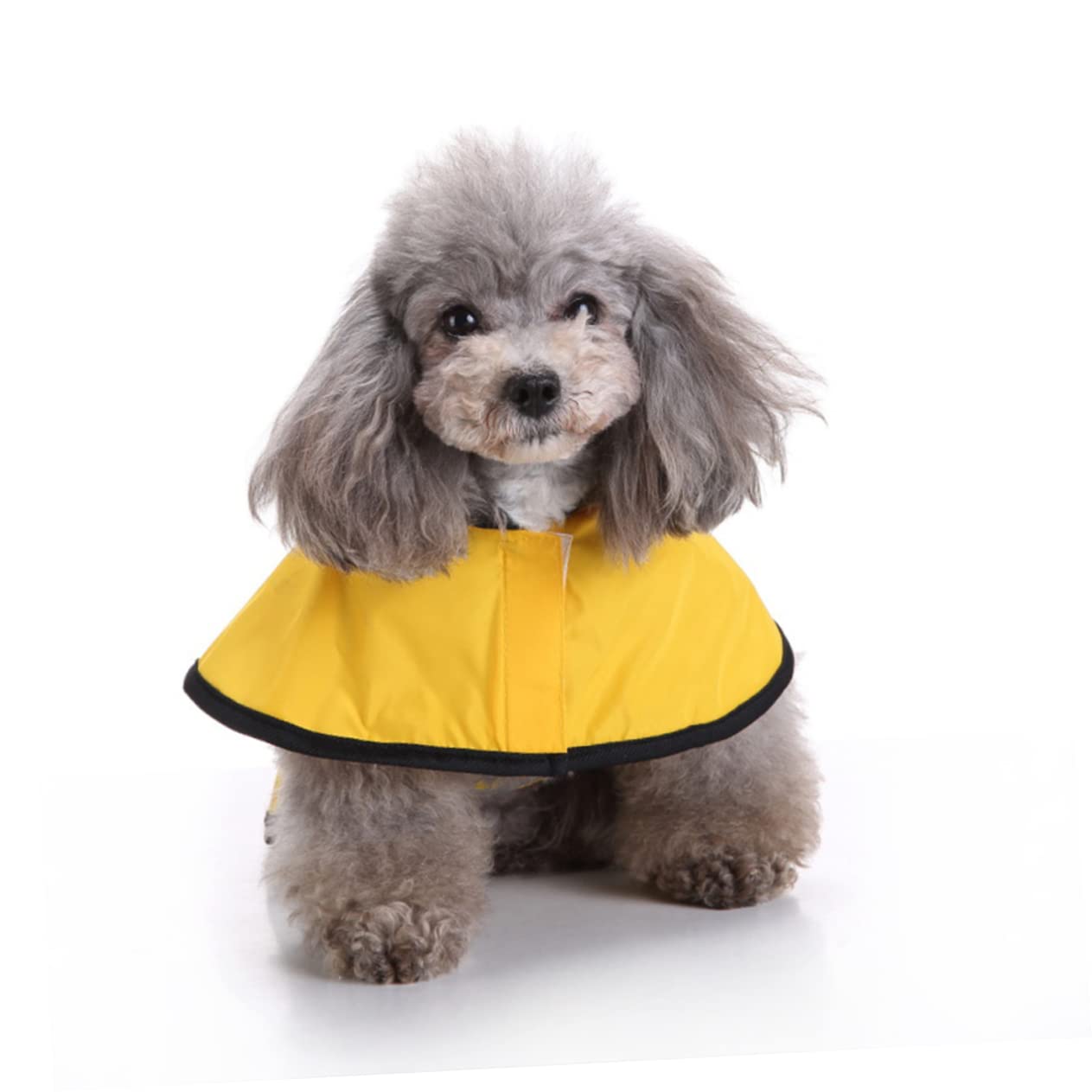 ABOOFAN 3pièces Manteau De Pluie Réfléchissant pour Chien Imperméable avec Capuche pour Extérieur Printemps Jaune