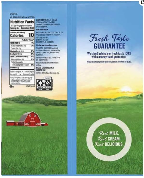 Mini Moos Half & Half, 192 ct./0.28 fl. oz. (2 pack)