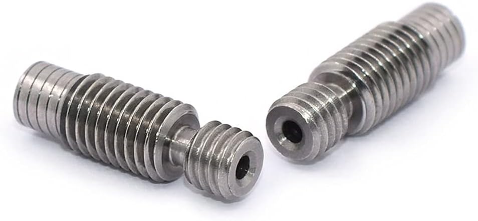 Heat Break for 3D Printer V6 Extruder Kit I 2.0mm Bore V6 Nozzle Throat Extruder Hot End Throat I For 1. 75mm Hotend I Stainless Steel Heat Break I Compatible E3D Printer Universe (Qty: 3)