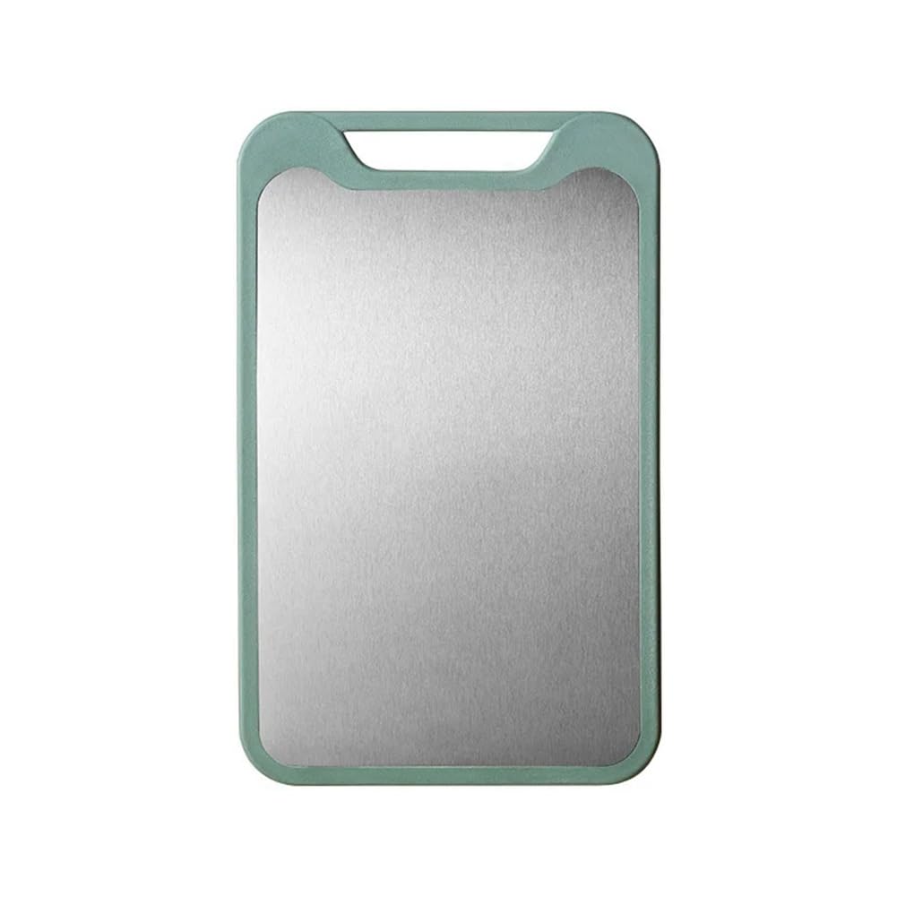 CTRLZS Multifunctional Kitchen Cutting Board-Double-Sided Stainless Steel and Plastic, Vegetable Cutting Board, Rolling Panel,