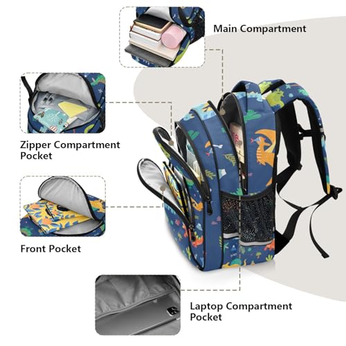 Sac à dos pour ordinateur portable 16,9 pouces ado école - 6