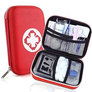Erste Hilfe Set – Perfekt für Wandern, Outdoor, Fahrrad, Sport und Reisen – First Aid Kit und Reiseapotheke mit BONUS…