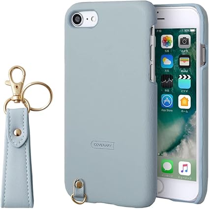 Amazon Ipod Touch 第6世代 第7世代 ケース 背面 アイポッド スマホケース 1個入り ブルー 全機種対応 可愛い パステル くすみカラー ストラップ ケース オンライン通販
