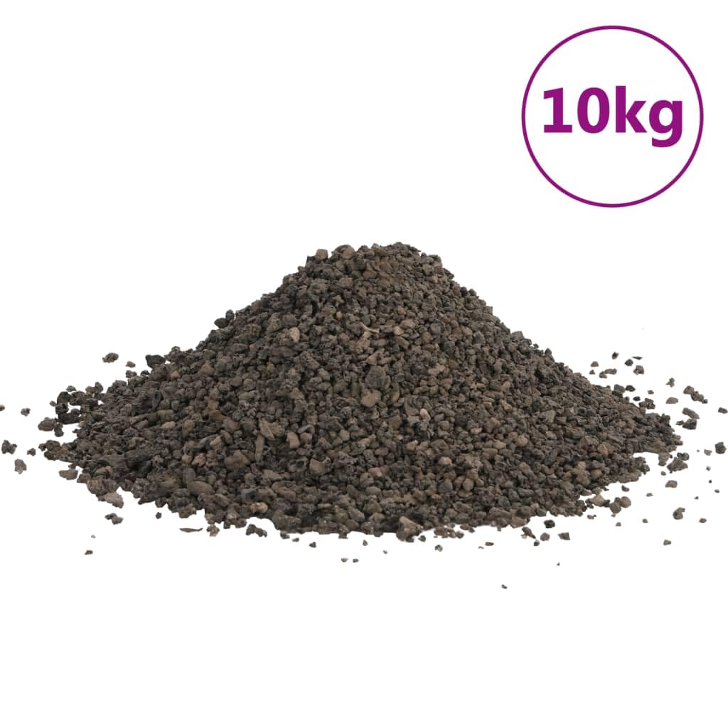 Pet Supplies - Grava de basalto (10 kg, 3-5 mm), color negro
