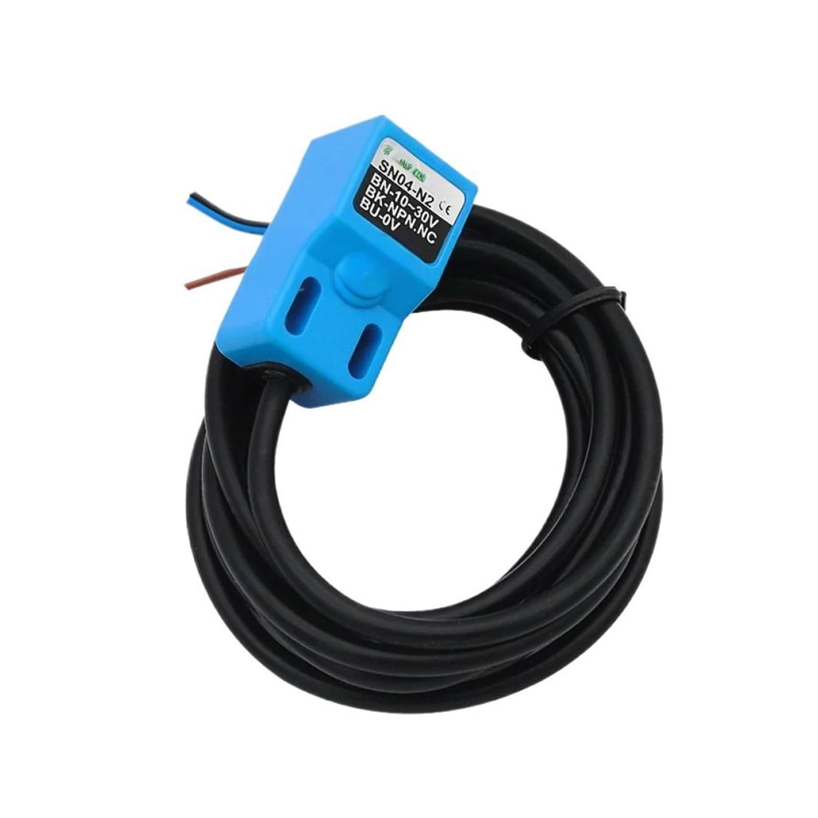 YWZVBSDCS 10PCS Proximity Switch SN04-N SN04-P SN04-N2 SN04-P2 Three-Wire NPN/PNP/NO/NC10-30VDC(SN04-P-PNP-NO)