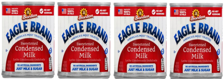 Generic Pack Of 4 Cans Sweetened Condensed Milk 14 oz.