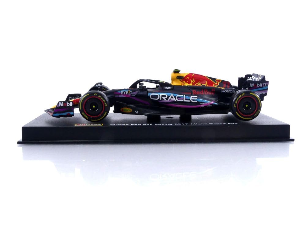 Amazon.com: Bburago - Red RB19 - Miami GP 2023-1/43 : Arts, Crafts