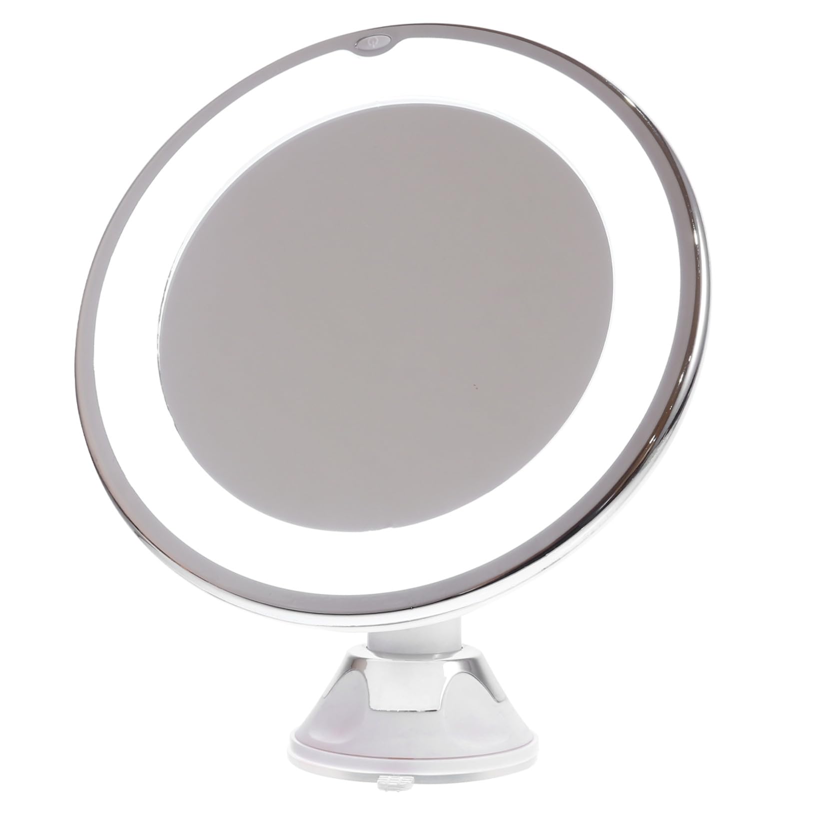 Miroir grossissant 10X à LED avec ventouse pour montage mural