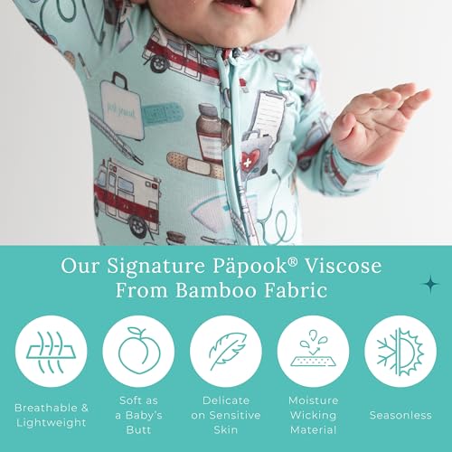 Image of Posh Peanut Convertible Baby Sleepers - Footless Baby Pajamas with 2 Way Zipper for Easy Diaper Changes