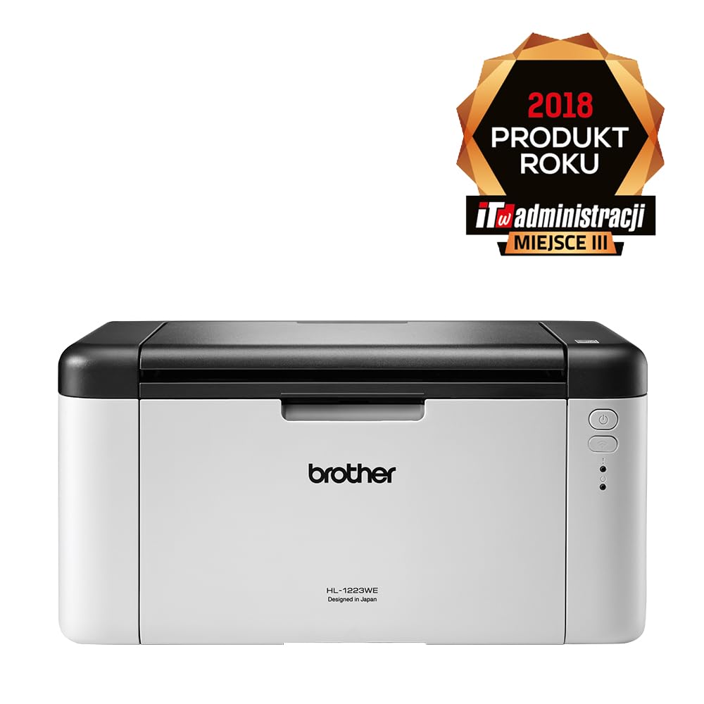 Drukarka laserowa monochromatyczna Brother HL-1210WE biało-szara