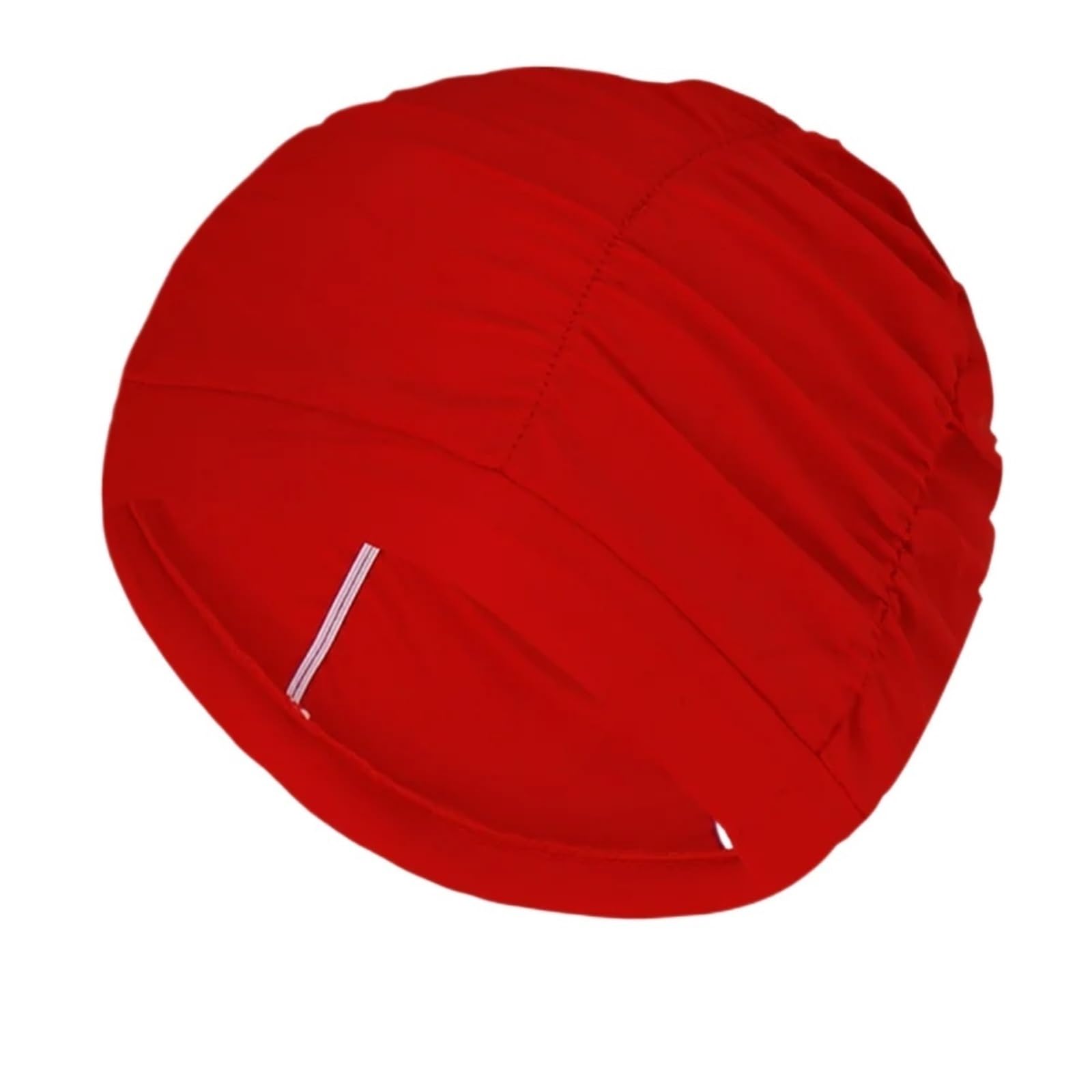 2 uds Color sólido Pelo Largo Mujeres Hombres natación Piscina Deportes acuáticos Tejido de Nailon Plisado elástico Gorros baño Sombrero Turbante para Uso En Piscinas