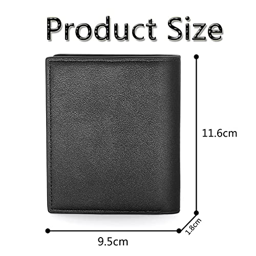 Retro Leather Slim Bifold Wallet, With Rfid Protection 10 Card Slots, Men Women Billfold Credit Card/Id Holders Inserts Short Purses,Brown,Owl 2 #TOP1