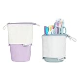 Sumerfnt Telescopic Pencil Case Purple + Telescopic Pencil Case Green