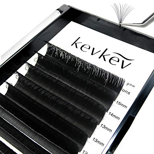 Volume Lash Extensions 0.12 D Curl Mix8-15mm Easy Fan Rapid Blooming Easy Fanning 2D 3D 5D 6D 10D Russian Volume Eyelash Extensions?0.12D Mix8-15mm?