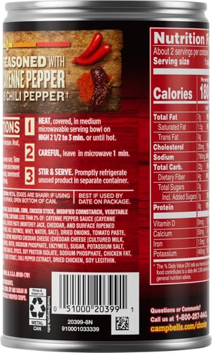 Image of Campbell's Chunky Soup, Spicy Chicken Quesadilla Soup, 18.8 oz Can (Pack of 2)