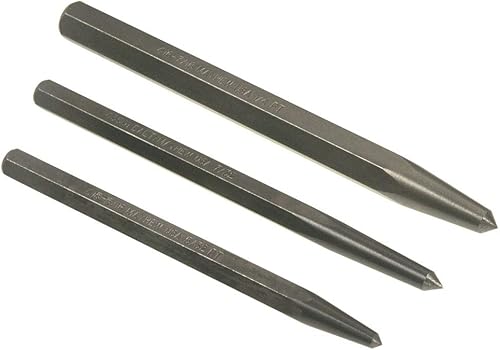 Mayhew Select 89082 - Juego de punzones, 3 piezas, color negro