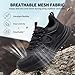Men's Orthopedic Waterproof Running Shoes: Arch Support Arthritis Plantar Fasciitis Orthotic Hammer Toes High Instep Walking Shoes, Fit Driving Fashion Hiking Training Trail Sneakers Black Size 10