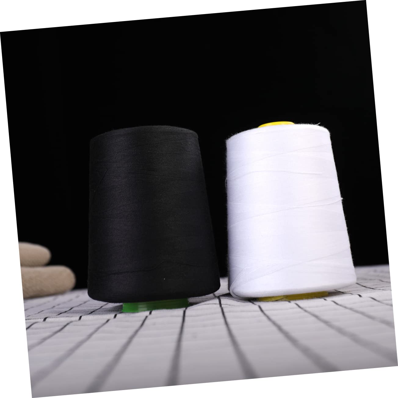 Housoutil 3 series Hilo De Coser De Poliéster Suministros Para Acolchado Costura Confección Costura Bordado Base De Carrete Accesorios De Hilo Hilo Para Coser Hilo De 2 piezas x 3