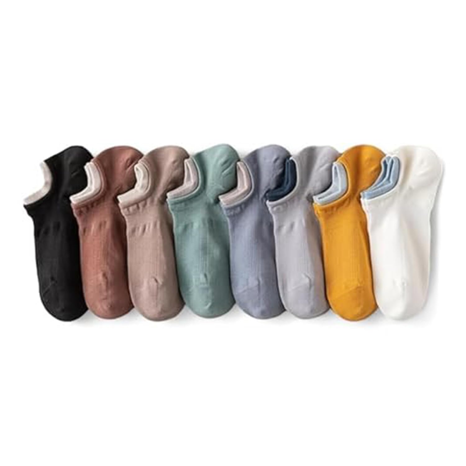 Multicolour Unisex Ankle length Socks, Made With Durable & Breathable, Free Size, Addy Edition, Suitable for all Season, Soft & Breathable, Daily Use For Men & Women (Pack of 8)-image-28