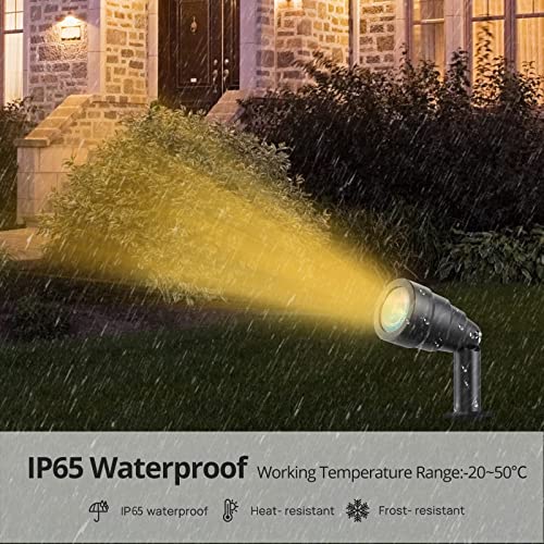 Comtifyer 68Ft Outdoor Landscape Lights, 16 Million Rgbw Color Changing Spotlights, Low Voltage Landscape Lights With Wifi&Voice Control, Waterproof For Backyard/Patio/Pathway (6 Packs) #TOP2