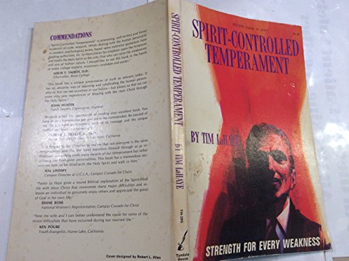 Spirit Controlled Temperament, strength for eve... B00196UY8C Book Cover