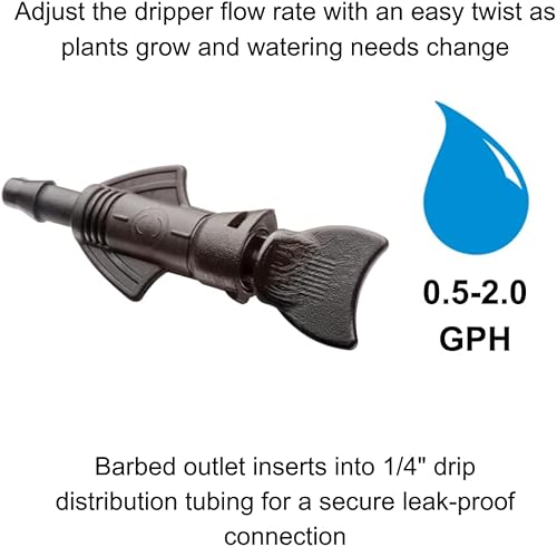 Miniatura 8 de Rain Bird ILD2010PKXS - Goteadoremisor en línea de riego por goteo, 2 galones por hora, paquete de 10
