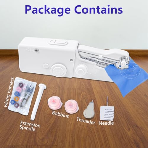 Mini machine à coudre portable sans fil pour débutants et réparations - 6