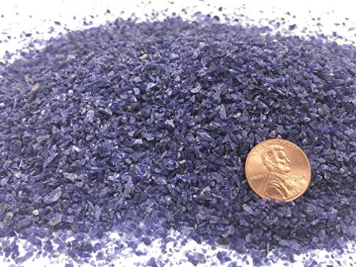 Makers Minerals Natural Crushed Sodalite Stone Inlay, Medium, 1/2 Ounce