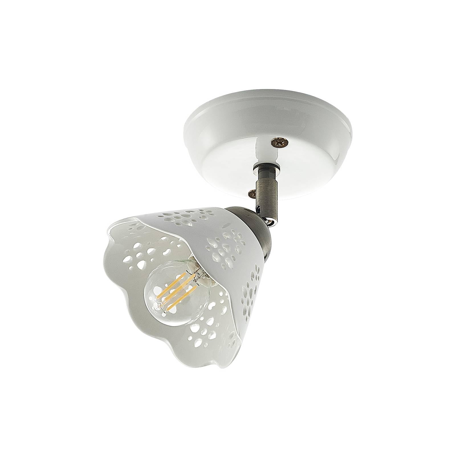 Lindby Faretto Da Incasso Dimmerabile Grigio - Lampada A Soffitto LED Stile Scandinavo Per Cucina, Soggiorno O Bagno, Plafoniera Moderna
