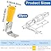 ANCIRS 20pcs Semi-Insulated Piggyback Spade Connectors, Quick Disconnect Piggyback Spade Assortment Kit, Female/Male Cable Crimp Terminals, Yellow, 12-10 AWG