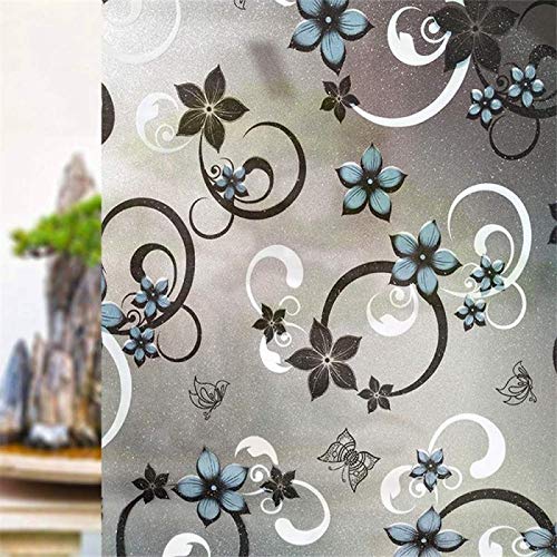 Buy LYOMAN® Window Film Privacy Printed Blur Flower Self Adhesive