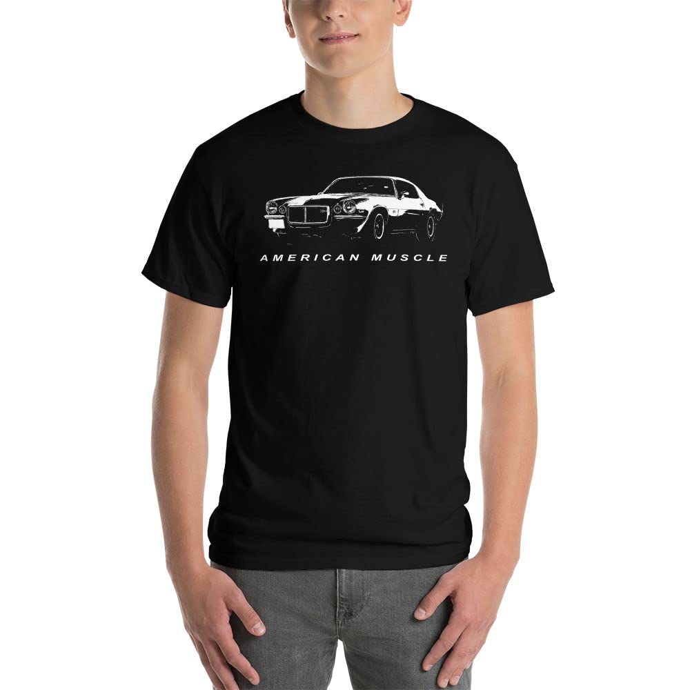 70 71 72 73 Split Bumper Camaro T-Shirt Black