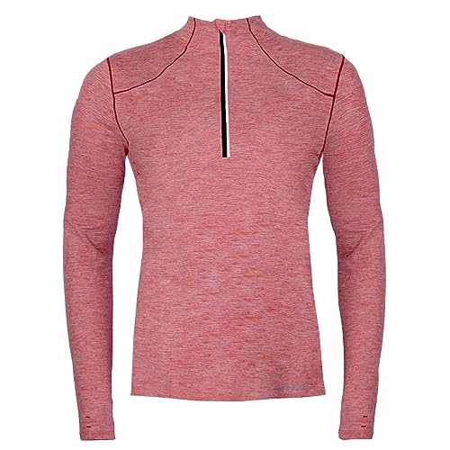 Hot Chillys Men's Clima-Tek Zip T Breathable Moisture-Wicking Midweight Relaxed Fit Base Layer
