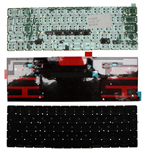 Clavier ordinateur portable MacBook Pro A1707 pièce de remplacement rétro-éclairé allemand