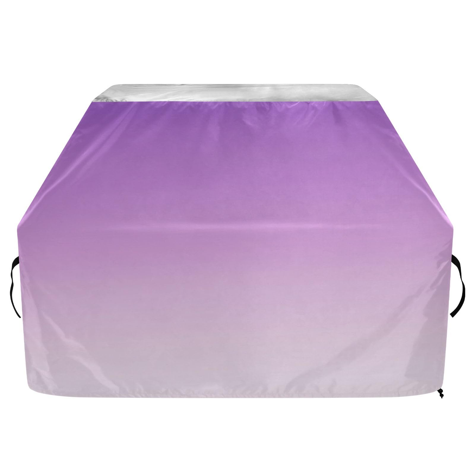 Funda para barbacoa de color morado a blanco, impermeable, resistente, para exteriores