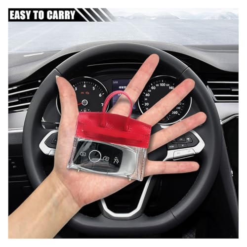 image for smilfuy Mini Creative Car Key Case, Small Transparent Handbag Key Hold
