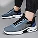 Thatrich Fashion Tennis Shoes for Men Wide Width Arch Support Slip on Orthopedic Walking Shoes Ultra Lightweight Sneakers with Air Cushion Mesh Breathable Athletic Sneakers Blue