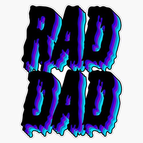 Rad Dad Vinyl Waterproof Sticker Decal Car Laptop Wall Window Bumper Sticker 5