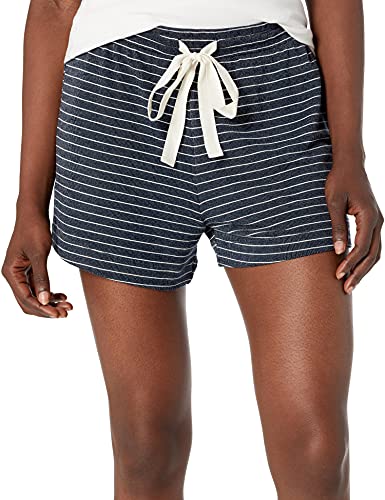 Image of Amazon Essentials Women's Lightweight Breathable Lounge Terry Pajama Shorts with Elastic Waist, Drawstring