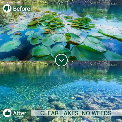 YiViKPE Cortador De Ervas Daninhas Do Lago Yivikpe, Ferramenta De Corte De Plantas Aquáticas De 27-4