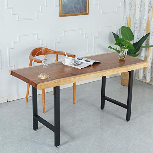 Hottest Sale Ethemiable 2 Pcs Metal Furniture Legs,Modern Office Desk Legs,Industrial Heavy Duty Rustic Coffee/Dining/Bench/End Table Legs Brackets - 28”H x 19.7”W, H Shape (Only Legs Without Board)
