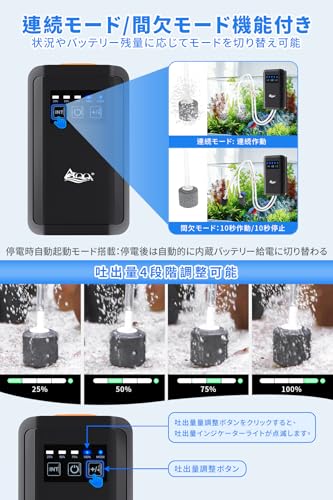 AQQA AQQA 水槽 エアーポンプ の商品画像 2