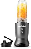 Nutribullet Ultra 1000, Blender Personnel, Mixeur pour Smoothies, Hachoir, Lames en Acier Inoxydable, Touches Tactiles, Tasse en Tritan de 900ml, Inclus Couvercle de voyage, 1000W, Gris (NB1004DGB) - 1