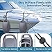 VIGORVAN EVA Boat Fenders, Upgraded Boat Bumper for Docking with Nylon Rope, and Fixed Lock, 15 Inch Dock Bumper Fit for Yachts, Sailing Dinghies, Bass Boat and Fishing Boat