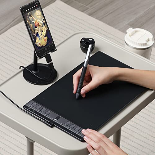 Image of 2023 HUION Battery-Free Stylus PW110 for HUION Inspiroy 2 S /M /L, Kamvas 12 /13 /16, Kamvas 22 /24 Series, Kamvas Pro 13 (2.5K) / Pro 16 (2.5K), Kamvas Pro 16 (4K) Series, Kamvas Pro 24 (4K)-Black