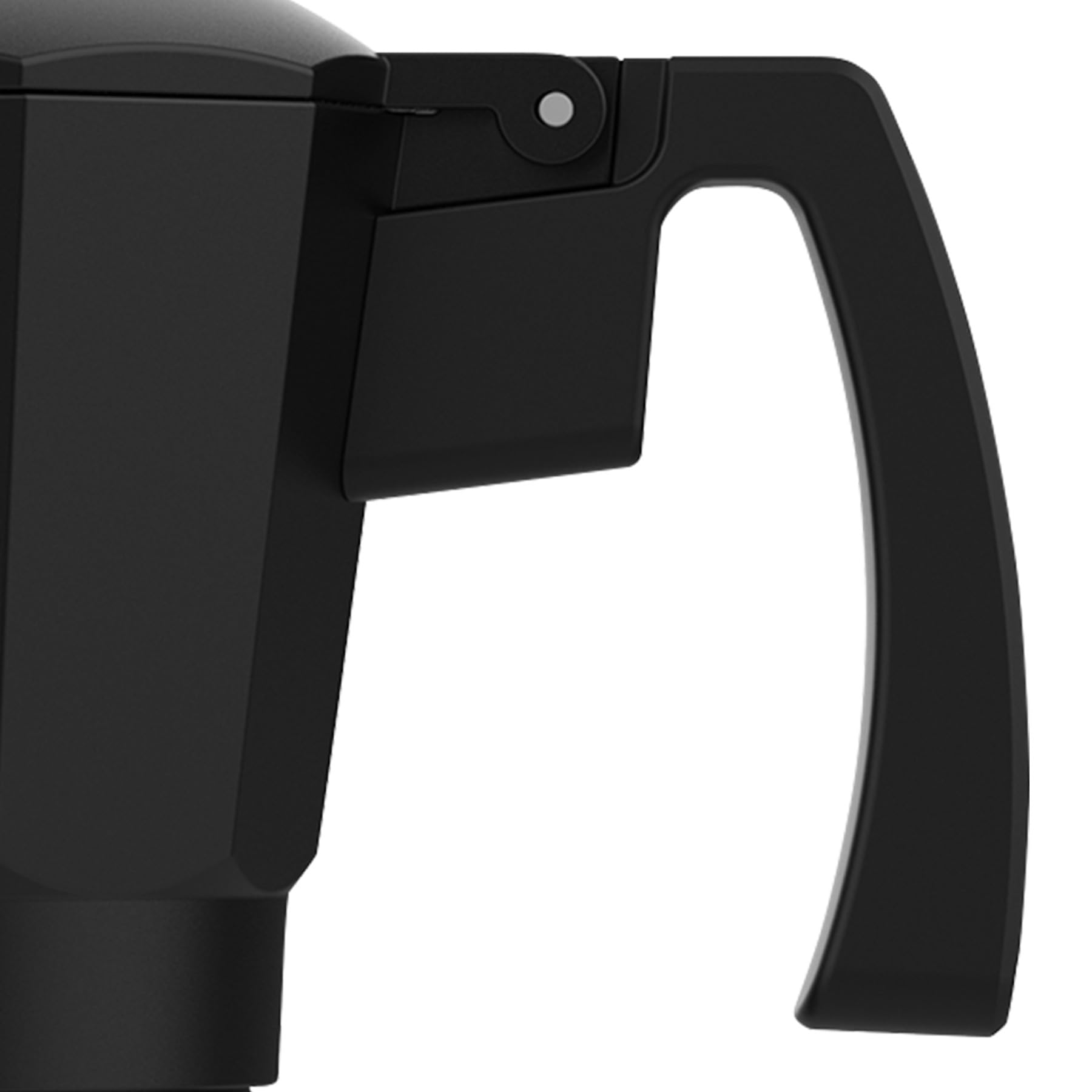 Taurus Black Moments 12 - Cafetière italienne, 12 tasses, base et passoire en acier inoxydable, poignée ergonomique, soupape de sécurité, fermeture de sécurité, pour tous les brûleurs, noir